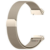 Sneezy Redmi Watch 3 Active İle Uyumlu Metal Hasır Kordon Woven Wire Metal Tasarım Kordon