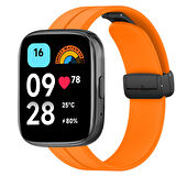 Sneezy Redmi Watch 3 Active Uyumlu Coastal Manyetik Tokalı Silikon Kordon