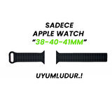 Apple Watch 38mm 40mm 41mm Seri 3 4 5 6 7 8 Se Uyumlu Harmony Duo Magnetik Silikon Kordon