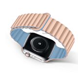 Apple Watch 49mm Seri 8 Ultra Uyumlu Harmony Duo Magnetik Silikon Kordon