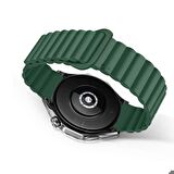 Huawei Watch GT Runner-Sport 46mm- GT2 E 22mm Uyumlu Harmony Duo Magnetik Silikon Kordon