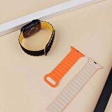 Huawei Watch GT Runner-Sport 46mm- GT2 E 22mm Uyumlu Harmony Duo Magnetik Silikon Kordon