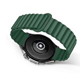 Huawei Watch 3 Elite-Classic 46mm-Watch 3 Pro-Elite 22mm Uyumlu Harmony Duo Magnetik Silikon Kordon