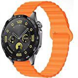 Honor Magic Watch 2 – Watch Magic – Watch Gs3 22mm Uyumlu Harmony Duo Magnetik Silikon Kordon