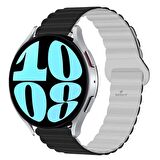 Samsung Galaxy Watch 5 Pro r920 20mm Uyumlu 20mm Harmony Duo Magnetik Silikon Kordon