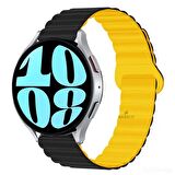 Huawei Watch GT 3 Elegant – Active 42mm Uyumlu 20mm Harmony Duo Magnetik Silikon Kordon