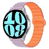 Huawei Watch GT 3 Elegant – Active 42mm Uyumlu 20mm Harmony Duo Magnetik Silikon Kordon