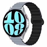 Huawei Watch GT 3 Elegant – Active 42mm Uyumlu 20mm Harmony Duo Magnetik Silikon Kordon
