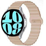 Huawei Watch GT 3 Elegant – Active 42mm Uyumlu 20mm Harmony Duo Magnetik Silikon Kordon