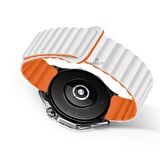 Huawei Watch GT 3 Elegant – Active 42mm Uyumlu 20mm Harmony Duo Magnetik Silikon Kordon