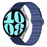 Huawei Watch GT 2 Elegant-Classic 42mm Uyumlu 20mm Harmony Duo Magnetik Silikon Kordon