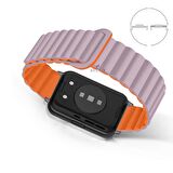 Huawei Watch Fit 2 İle Uyumlu Harmony Duo Magnetik Silikon Kordon