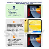 Apple iPad 5.6. Nesil 9.7 İnç Air 9.7 İnç Kılıf ShockArmor Clear Köşe korumalı şeffaf tablet kılıfı