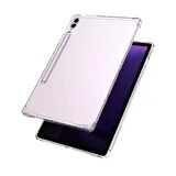 Samsung Tab S9 Plus X810 12.4 İnç Kılıf ShockArmor Clear Köşe korumalı şeffaf tablet kılıfı