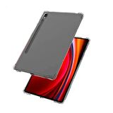 Samsung Tab S7 Plus SM-T970 12.4 İnç Kılıf ShockArmor Clear Köşe korumalı şeffaf tablet kılıfı
