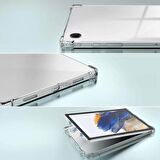 Samsung Tab A8 X200 10.5 İnç Kılıf ShockArmor Clear Köşe korumalı şeffaf tablet kılıfı