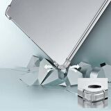 Samsung Tab A8 X200 10.5 İnç Kılıf ShockArmor Clear Köşe korumalı şeffaf tablet kılıfı