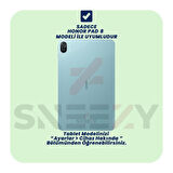 Honor Pad 8 12 İnç Kılıf ShockArmor Clear Köşe korumalı şeffaf tablet kılıfı