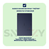 Huawei Matepad T10/T10S 10.1 İnç Kılıf ShockArmor Clear Köşe korumalı şeffaf tablet kılıfı