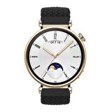 Sneezy Huawei Watch GT 4 41mm İle Uyumlu 18mm FiberLink Manyetik Tokalı Örgü Kordon