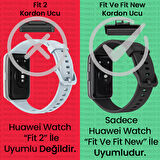 Huawei Watch Fit - Fit New Uyumlu PureLux Soft Silikon Kordon
