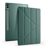 Samsung Galaxy Tab S7 Fe T735 / T737 / T730 12.4 İnç Katlanabilir Kalemlikli Standlı Akıllı Kılıf