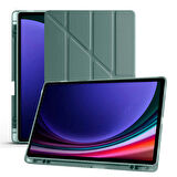 Samsung Galaxy Tab S7 Fe T735 / T737 / T730 12.4 İnç Katlanabilir Kalemlikli Standlı Akıllı Kılıf