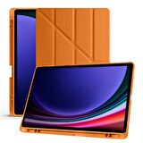 Samsung Galaxy Tab S7 Fe T735 / T737 / T730 12.4 İnç Katlanabilir Kalemlikli Standlı Akıllı Kılıf