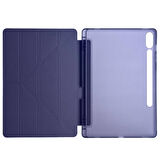 Samsung Galaxy Tab S7 Plus T970 12.4 İnç Katlanabilir Kalemlikli Standlı Akıllı Kılıf