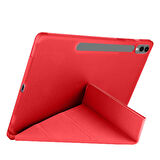 Samsung Galaxy Tab S9 Plus X810 12.4 İnç Katlanabilir Kalemlikli Standlı Akıllı Kılıf