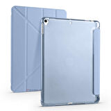 Apple iPad 7.Nesil 10.2 İnç 2019 Uyumlu Üçgen Katlanabilir Kalemlikli Standlı Akıllı Kılıf