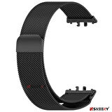 Sneezy Samsung Galaxy Fit 3 İle Uyumlu Woven Wire Tasarım Metal Hasır Kordon