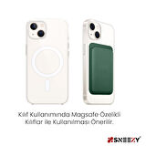 Sneezy İphone 13 Mini-13-13 Pro-13 Pro max Uyumlu Birinci Sınıf Magsafe Cüzdan Magsafe Deri Kartlık