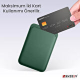 Sneezy İphone 13 Mini-13-13 Pro-13 Pro max Uyumlu Birinci Sınıf Magsafe Cüzdan Magsafe Deri Kartlık