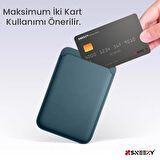Sneezy İphone 13 Mini-13-13 Pro-13 Pro max Uyumlu Birinci Sınıf Magsafe Cüzdan Magsafe Deri Kartlık