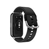 Huawei Watch Fit 2 İle Uyumlu PureLux Soft Tokalı Silikon Kordon