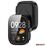 Sneezy Xiaomi Redmi Watch 4 Uyumlu PC Sert Kasa Ve Ekran Koruyucu