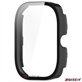 Sneezy Xiaomi Redmi Watch 4 Uyumlu PC Sert Kasa Ve Ekran Koruyucu
