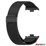 Sneezy Xiaomi Redmi Watch 4 Uyumlu Woven Wire Tasarım Metal Hasır Kordon