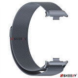 Sneezy Xiaomi Redmi Watch 4 Uyumlu Woven Wire Tasarım Metal Hasır Kordon