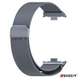 Sneezy Xiaomi Redmi Watch 4 Uyumlu Woven Wire Tasarım Metal Hasır Kordon