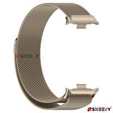 Sneezy Xiaomi Redmi Watch 4 Uyumlu Woven Wire Tasarım Metal Hasır Kordon
