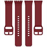 Sneezy Samsung Galaxy Fit 3 Kordon PureLux Soft Yumuşak Silikon Kordon Kayış