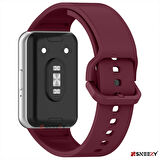 Sneezy Samsung Galaxy Fit 3 Kordon PureLux Soft Yumuşak Silikon Kordon Kayış