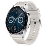 Huawei Watch GT3 Elite-Active 46mm-GT3 Pro-GT3 Se 22mm Uyumlu Dikiş Desenli Dokuma Silikon Kordon
