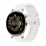 Huawei Watch Gt3 42mm Ile Uyumlu 20mm Purelux Soft Tokalı Silikon Kordon Dayanıklı Spor Stil
