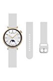 Huawei Watch Gt3 42mm Ile Uyumlu 20mm Purelux Soft Tokalı Silikon Kordon Dayanıklı Spor Stil