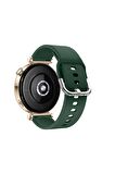 Huawei Watch Gt3 42mm Ile Uyumlu 20mm Purelux Soft Tokalı Silikon Kordon Dayanıklı Spor Stil