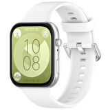 Sneezy Huawei Watch Fit 3 Kordon - PureLux Soft Tokalı Silikon Kordon