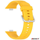 Sneezy Huawei Watch Fit 3 Kordon - PureLux Soft Tokalı Silikon Kordon